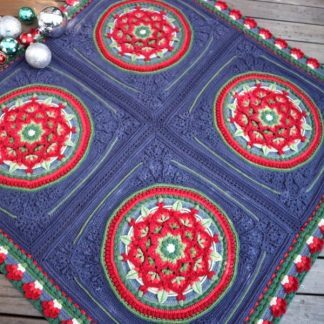 Hooked on Christmas CW1 a crochet blanket