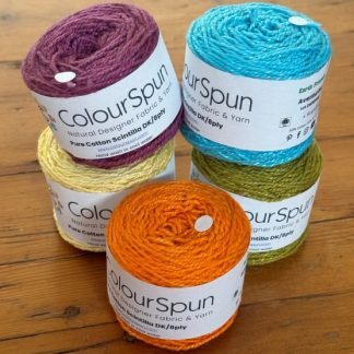 Cotton Scintilla DK - a blend of 50/50 cotton and bamboo