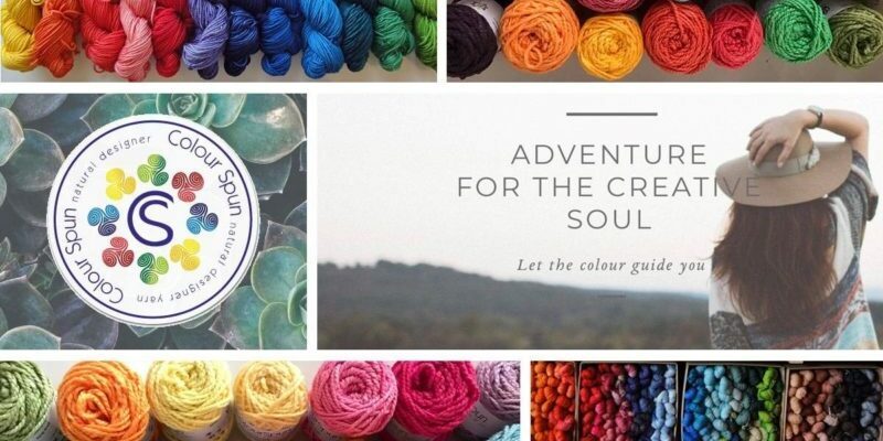 ColourSpun - Adventure for the Creative Soul - Let the colour guide you. A collage of ColourSpun yarns