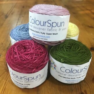 Pure Merino Wool Sock/4ply yarn from ColourSpun