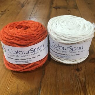 Pure Merino Super Chunky Twist yarn from ColourSpun